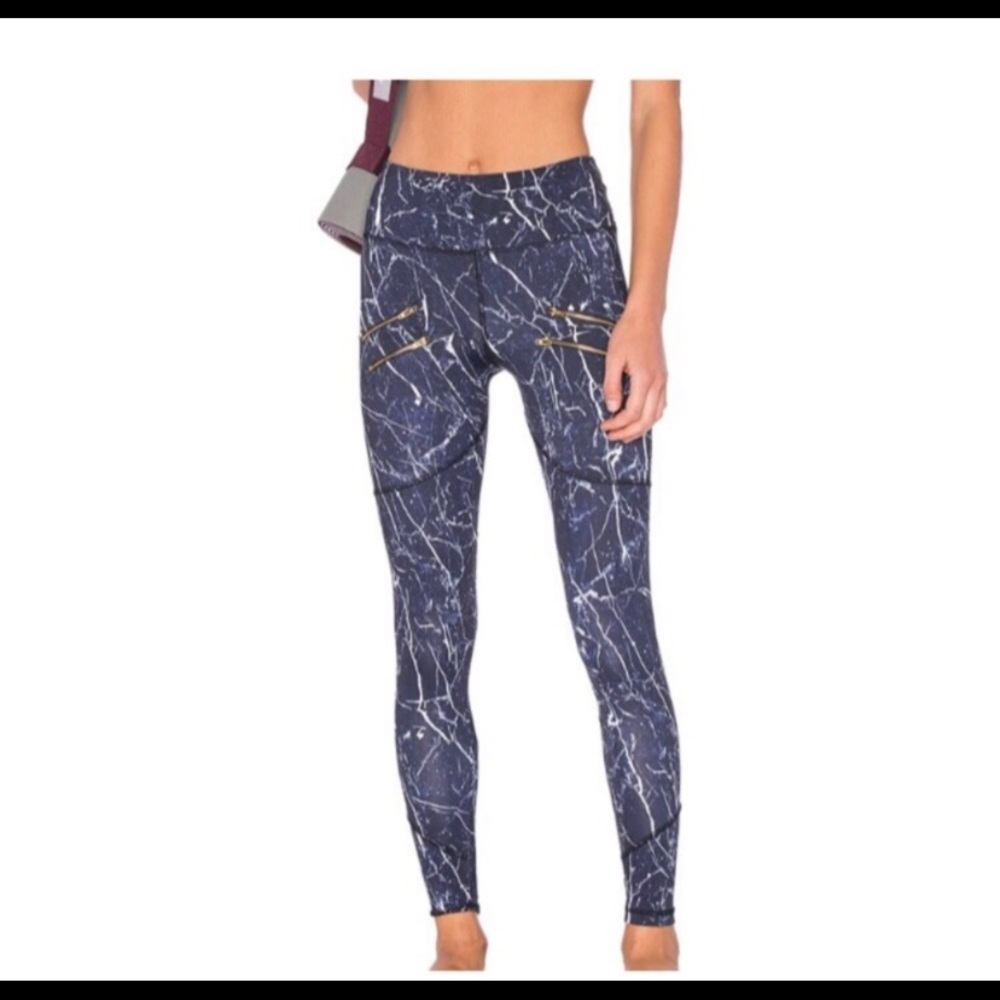 VARLEY LEGGINGS NAVY MARBLE